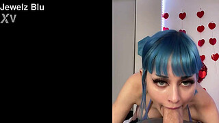 Rough Throat Face Fucking - Gagging On His Giant Dick