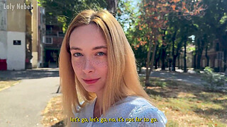 I met a cute student on the street and fucked her on the same day!