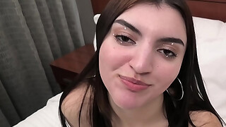 Exotic & Sexy Half Indian Teen Gets Creampied