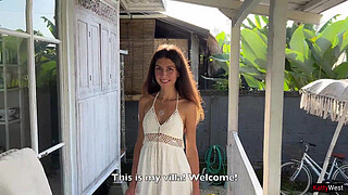 Cute Rice Picker Babe 18 y.o. Fucks New Boss On His Farm - Creampie