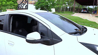 Mechanic repairs a sexy MILF's car in exchange for fucking her - Tommy Miller