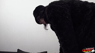 GERMAN SCOUT - Crazy Skinny Goth Babe Brisen love Rough Fuck at Porn Casting with Rimjob Squirting and Deepthroat