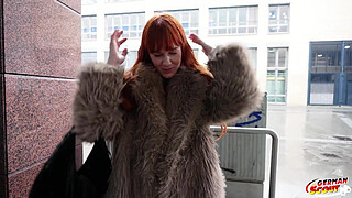 GERMAN SCOUT - Skinny Tall German Redhead Ginger Babe Soley Summer First Time Porn Casting