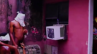 SLIM SAIDA BOB TAKE TWO BIG FAT DICK IN A LOCAL GHETTO