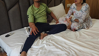 Naughty Saara Bhabhi Teaches Fucking To Virgin Teen Devar And Devar Fucked Her So Hard That She Ejaculated While Fucking