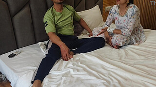 Naughty Saara Bhabhi Teaches Fucking To Virgin Teen Devar And Devar Fucked Her So Hard That She Ejaculated While Fucking