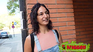 Spanish MILF is already expecting a HUGE BLACK DICK inside her pussy!