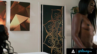 GIRLSWAY - Coworkers August Skye & Ana Foxxx Have Finger Arse Massage From Masseuse Destiny Mira