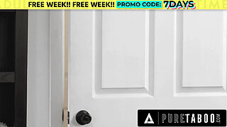 PURE TABOO Teen Is Almost Caught By Stepmom While Having His Girlfriend Eliza Ibarra Over