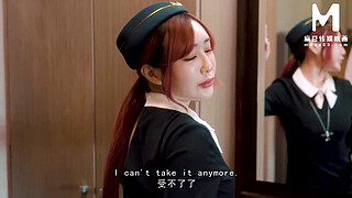 ModelMedia Asia - Flight attendants crave big cocks after abstinence