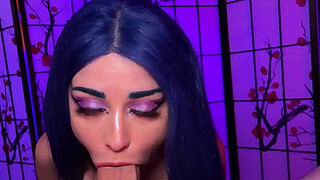 I like it rough... Your big shaft sliding all the way down my throat POV