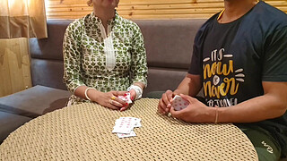 Stepmom Lost Her Pussy in a Card Game