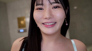 Part 2: Mahiru, an I-cup hottie with big tits who loves raw penetration!