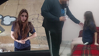 OH IT HURTS! A LITTLE AND INNOCENT WHOREHOUSE CHICK FROM A BANISH HOME IS LEAVING AN OLD MAN FOR FINANCIAL HELP. REAL, NOT FAKE, HOMEOWNER.