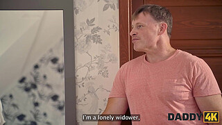 DADDY4K. Daddy’s stepson is dating a hot chick with big tits, so Daddy fucked her