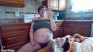 Stuffing Myself Full of Donuts Until I Explode | Clara Crisp Gorges Pastries Until She Pops | Eating to Burst