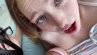 Threeway With Your Lesbian Step Sister ~ Lucy Lotus & Lucy Foxx ~ Household Fantasy ~ Scott Stark