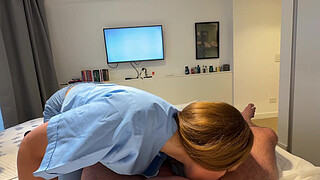 Spanish nurse seduced my boyfriend and me. I'm shocked!