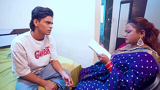 Big tits teacher seduces her student for the hardcore sex