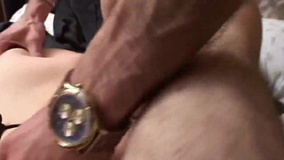 Lingerie finds a whore fucking two cocks in heat