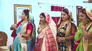 Tharki Burha step Father-in-law Fucks Four Newly Married Daughters in Law ( Hindi Audio )