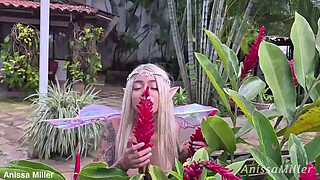 Sexy big arse fairy fulfills a young man's wish for hardcore sex and gets all his cum out of him