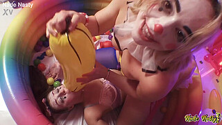 Clown Town Ep.1: Anal Circus 3some with Gia & Sophia