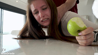 STEPDAD TAKES MY VIRGIN BUTT 4k!