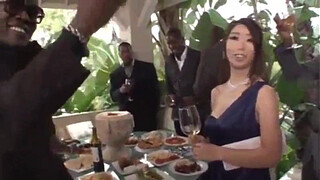 Japanese interracial gangbang bbc
