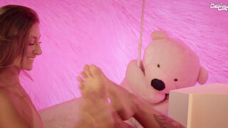 Two masturbating in a very slutty way