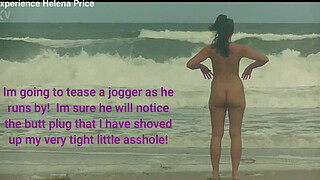 Nude Beach Public Ass Plug Surprise! Trailer.