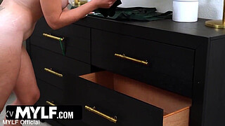 Busty Milf Bambi Blitz Sucks Her Stepson's Cock