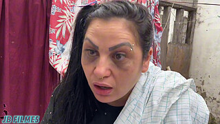 YOUNG CHICK GIVING IT TO TWO IN FRONT OF HER STEPMOTHER