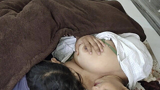 Big Tits Indian Step Mom Share Bed with Step Son at Home