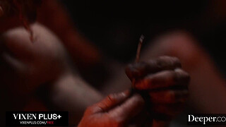 Deeper. Gorgeous hottie takes on hard shaft