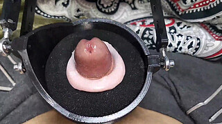 Machine for a huge portion of sperm! Super orgasm! Huge cumshot!