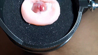 Machine for a huge portion of sperm! Super orgasm! Huge cumshot!