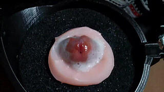 Machine for a huge portion of sperm! Super orgasm! Huge cumshot!