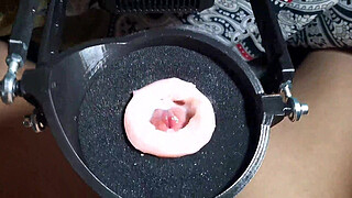 Machine for a huge portion of sperm! Super orgasm! Huge cumshot!