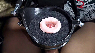 Machine for a huge portion of sperm! Super orgasm! Huge cumshot!