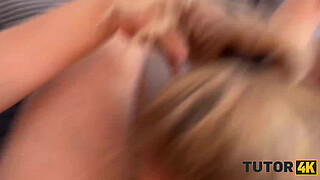 TUTOR4K. Amateur video from a Russian tutor. Hot sex with private teacher Malusha
