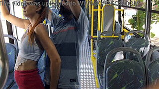 Student is <censored> and fucked by a stranger on the bus!