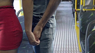 Student is <censored> and fucked by a stranger on the bus!