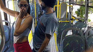 Student is <censored> and fucked by a stranger on the bus!