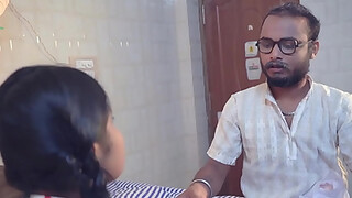 Indian Teacher fucks 18yrs chick at Yoga Class! Hindi Sex