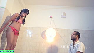 Indian Teacher fucks 18yrs chick at Yoga Class! Hindi Sex