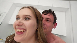 Reality. Student Babe Came to Porn Studio Again