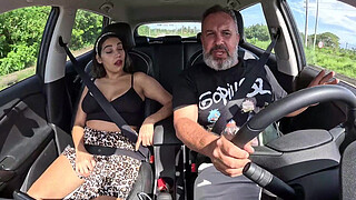 Larissa Cortez leaves with a creampie in her arse after the condom breaks while riding - Praia do Futuro - Fortaleza - CE