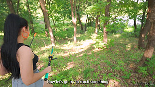 COMPLETE GIRLFRIEND EXPERIENCE: Camping, Fishing, Cooking and Outdoor Sex!