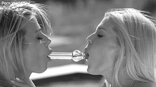 Tantalizing Tourists Chapter 2: Bi Blondes Candee Licious And Shalina Devine Initiate A DP Gangbang GP3198